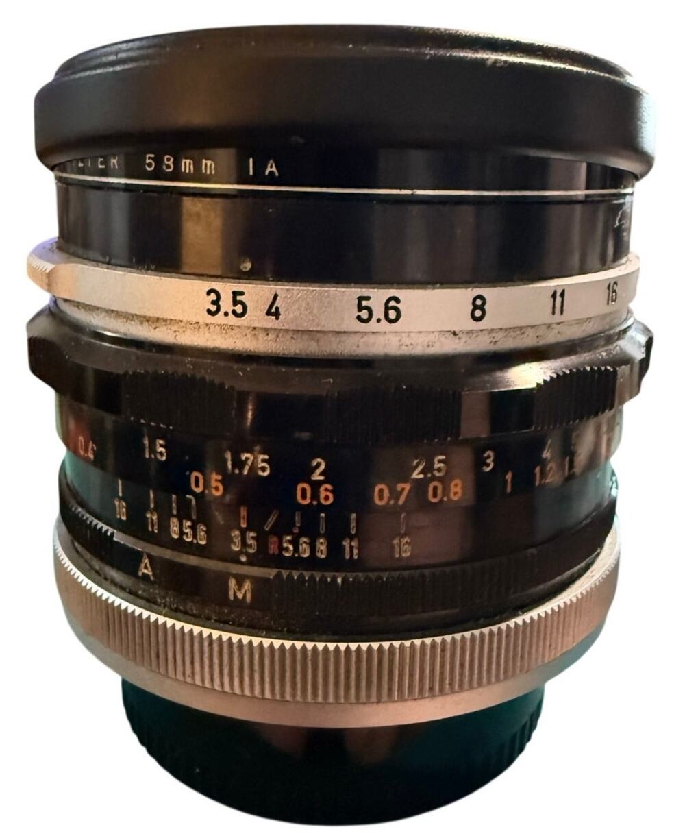 Canon Vintage FL 28mm f/3.5 Wide Angle Camera Lens Japan W/Case & Caps